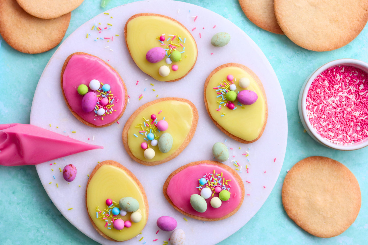 Påskekjeks - eggformet