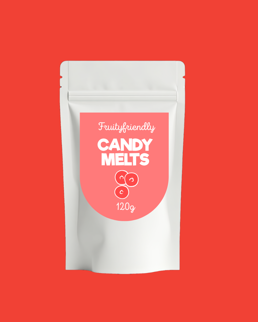 Candy Melts Rød 120g