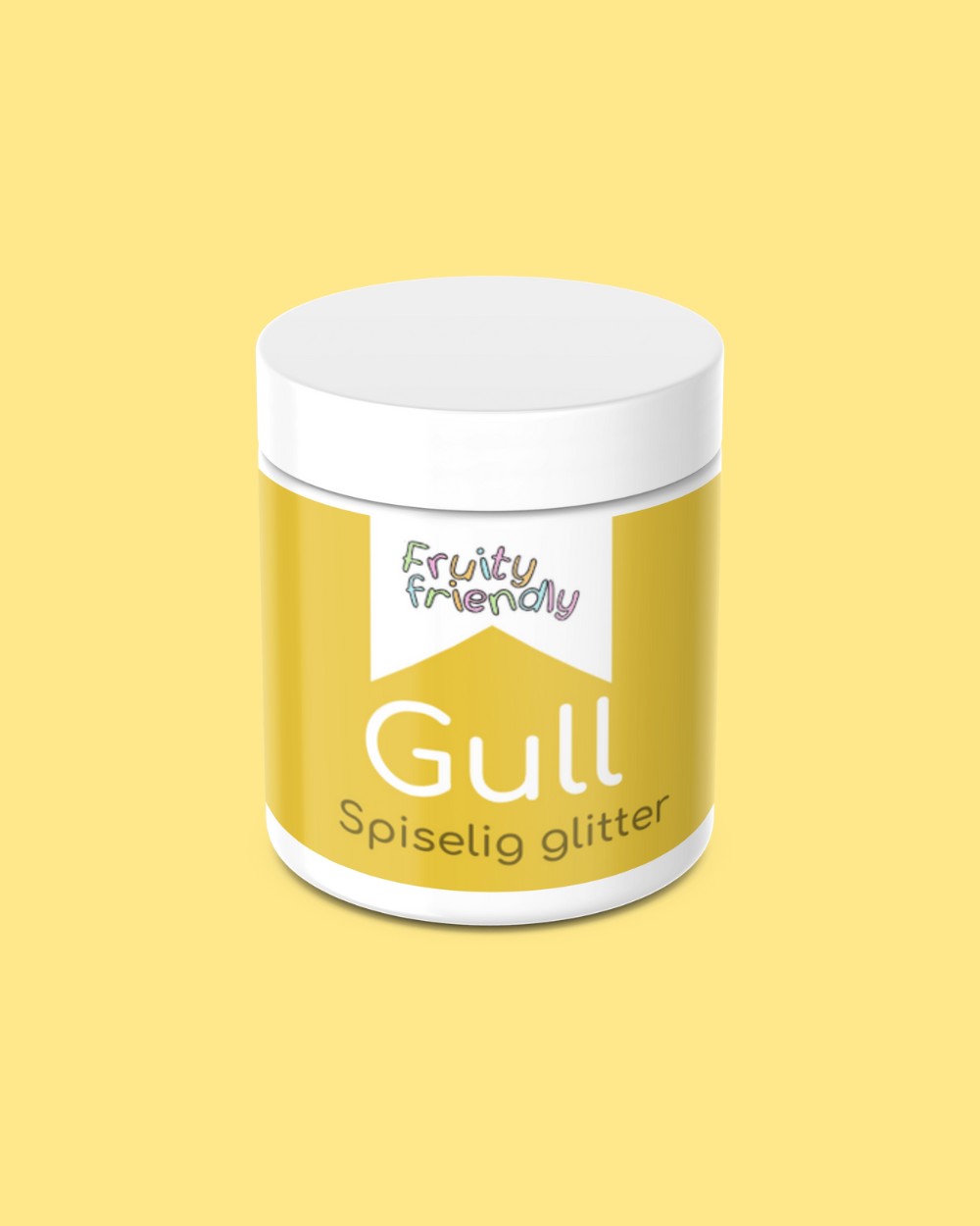 Glitterpulver Gull 10g - Fruityfriendly