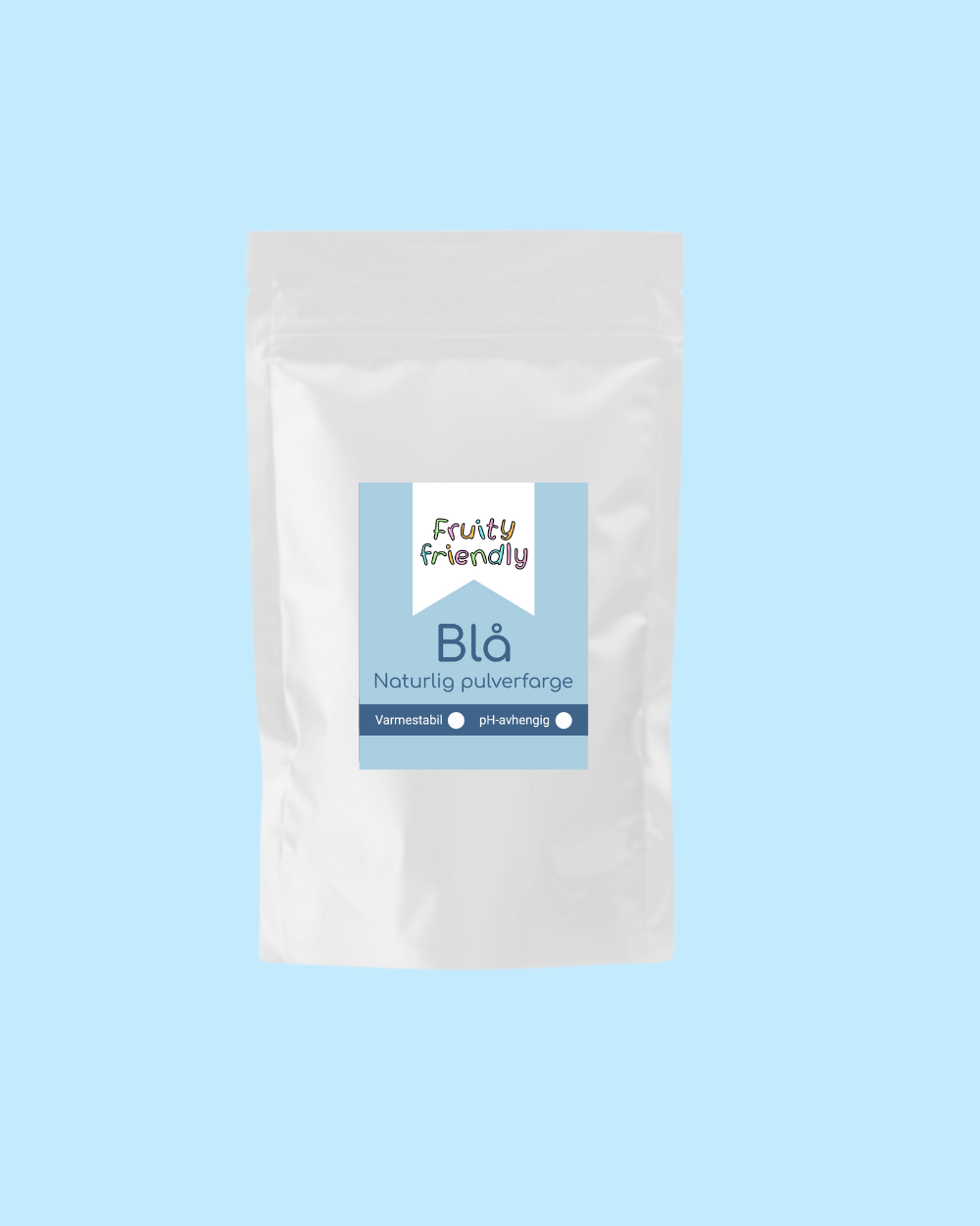Blå Pulverfarge 100g - Fruityfriendly
