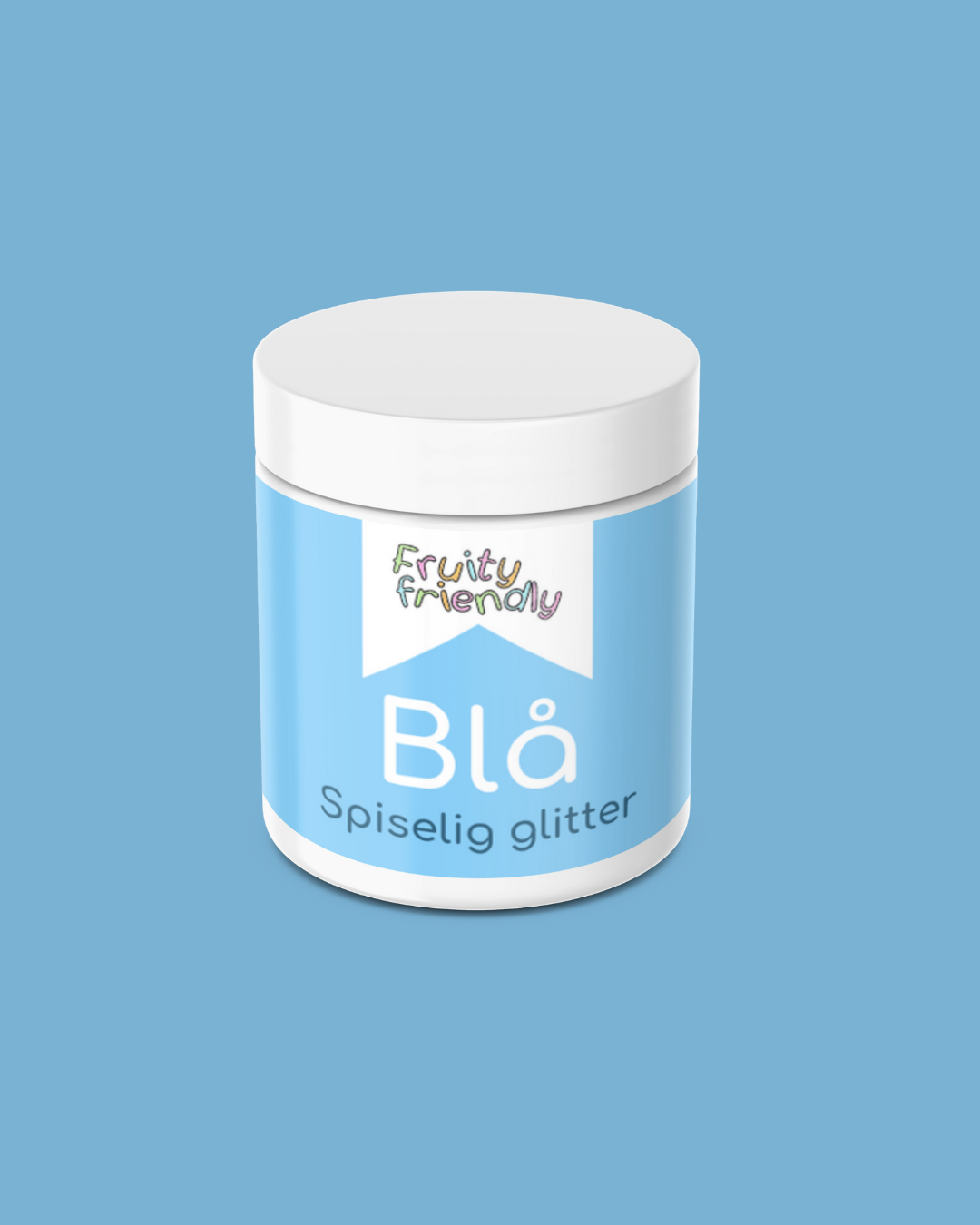 Glitterpulver Blå 10g - Fruityfriendly