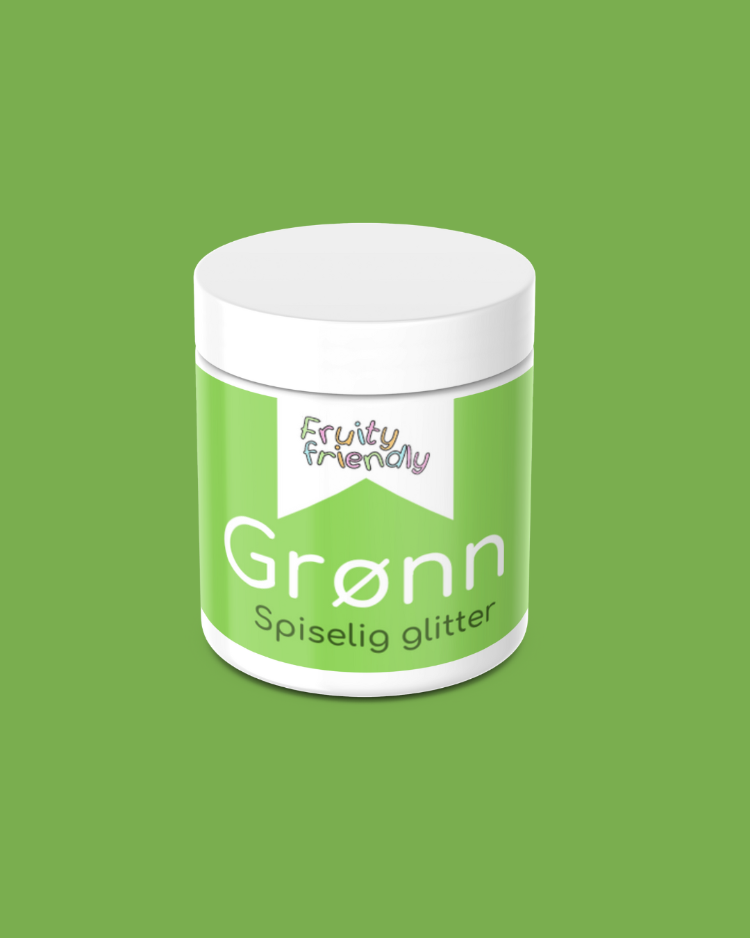Glitterpulver Grønn 10g - Fruityfriendly