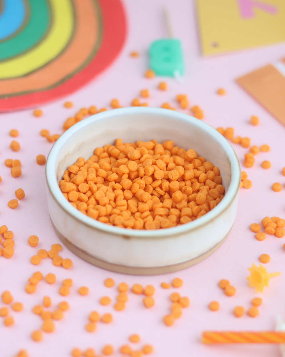 Sukkerfri topping- Fersken Dots