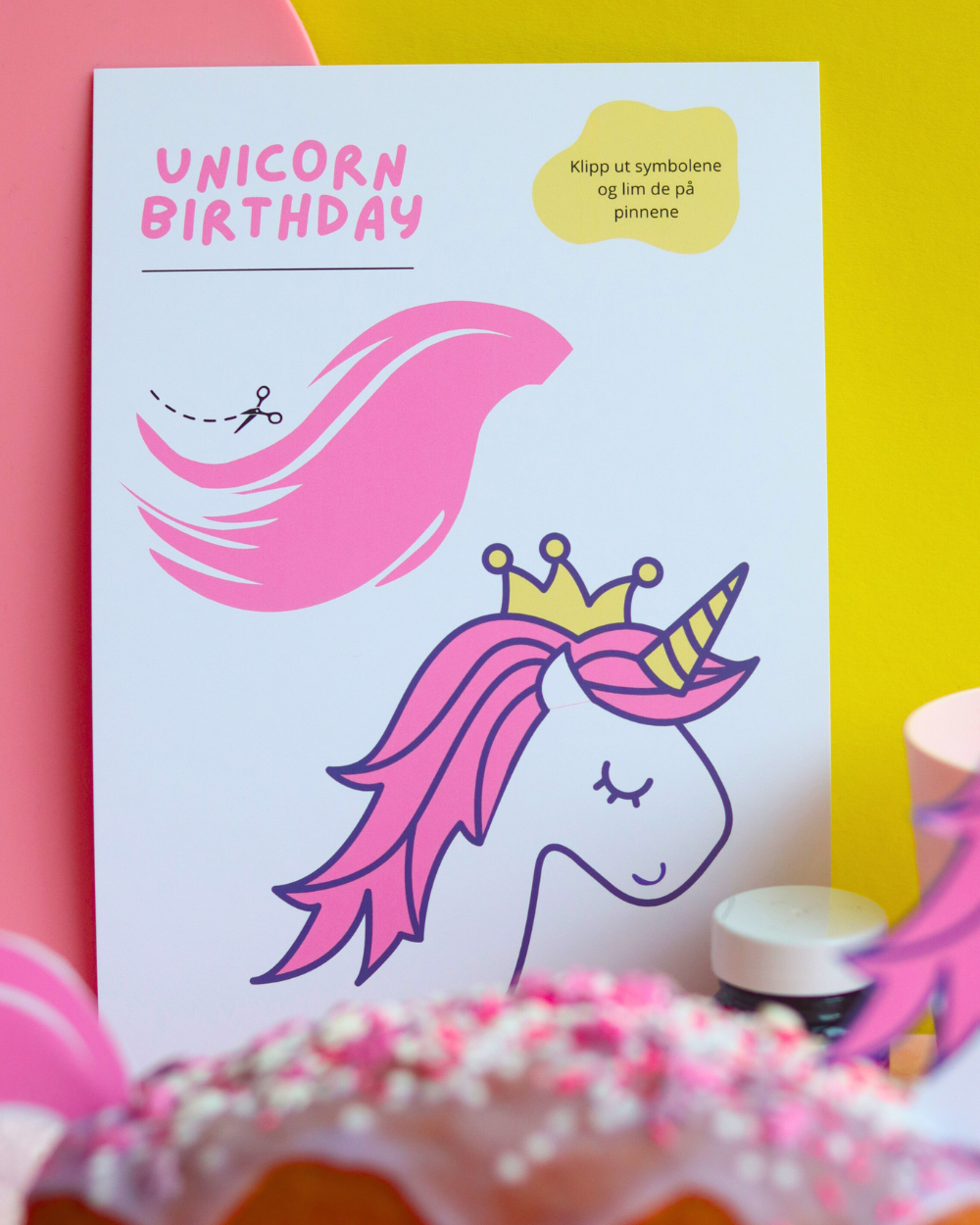 Produktpakke - Enhjørning bursdag