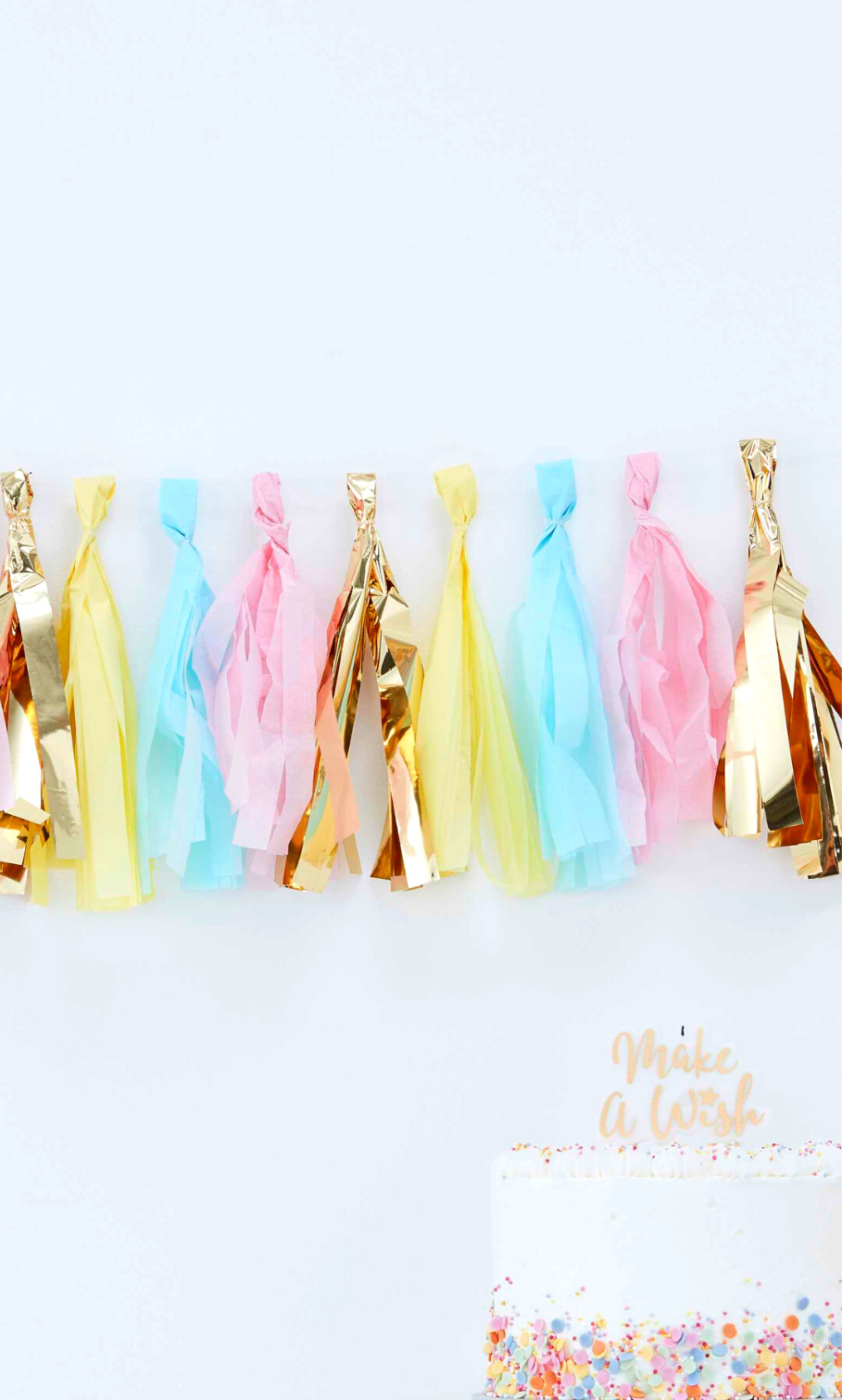 Girlander - Gull og Pastellfarger