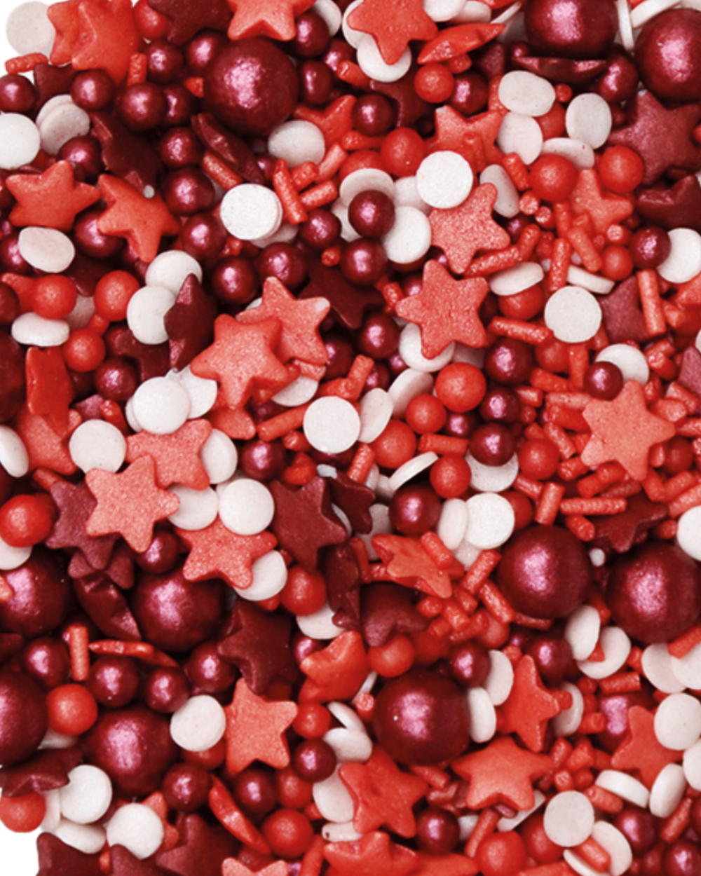 Red Christmas Sprinkle Mix