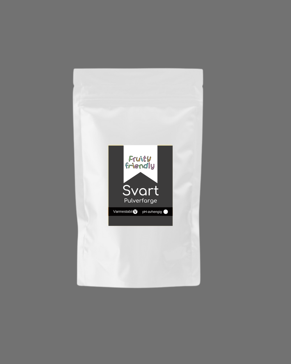 Svart pulverfarge 50g