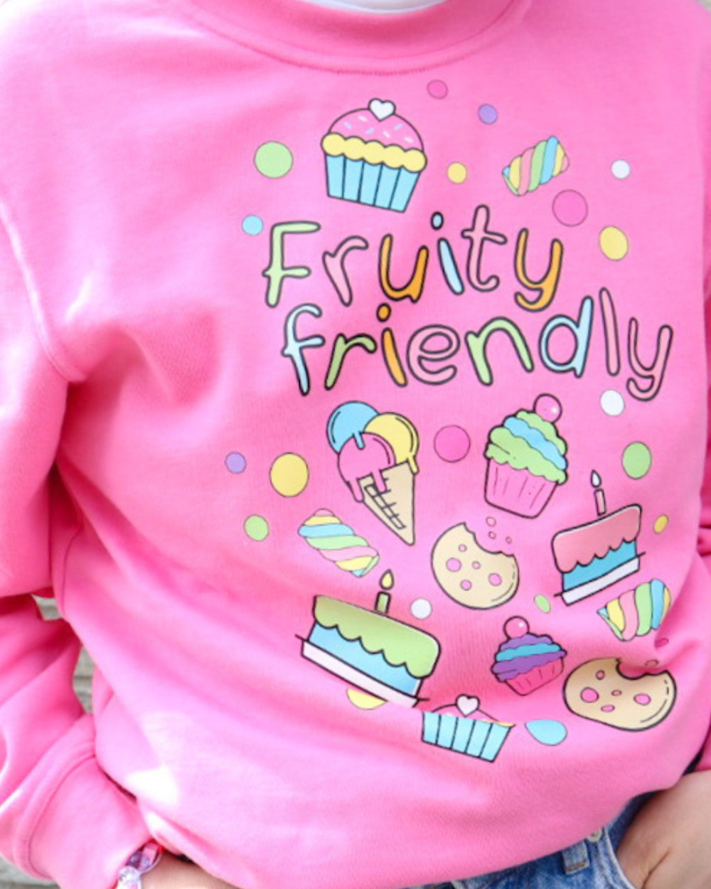 Fruityfriendly Genser Med Stor Print