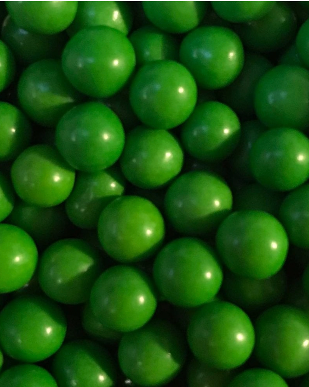 Grønne sjokoladekuler - små