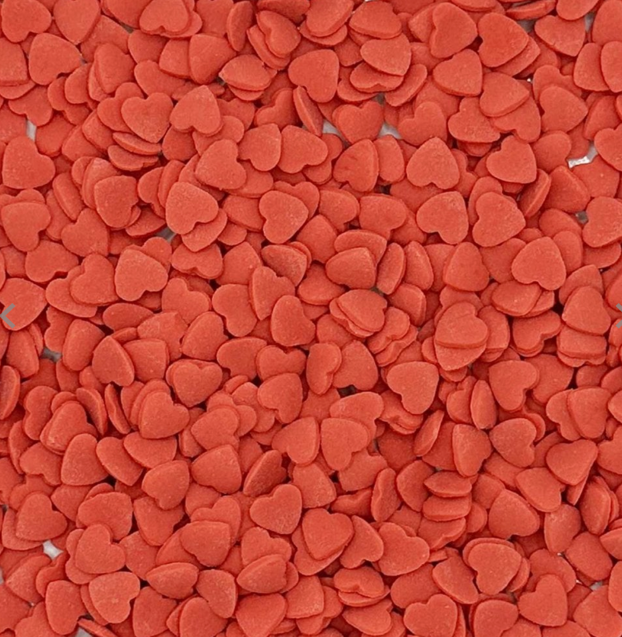 Røde valentinehjerter, 40g